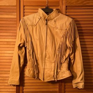 Adventure Bound Originals Leather Fringe Jacket